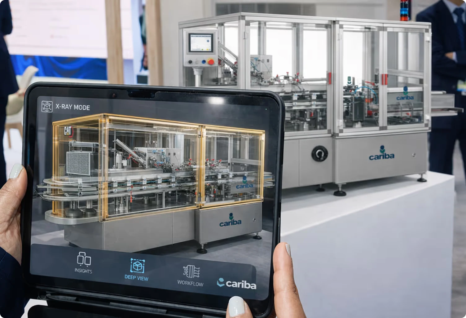 AR, VR and 3D sales demos for packaging machine manufacturers